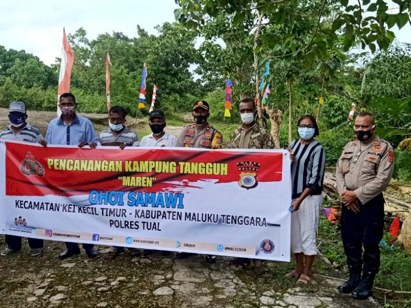 Kampung Tangguh Nusantara "Maren" di Ohoi Samawi. 