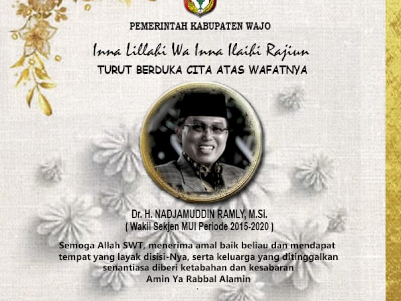 Buya Nadjam Berpulang, Bupati Wajo: Beliau Pemrakarsa "Lipa Sabbe" Warisan Budaya