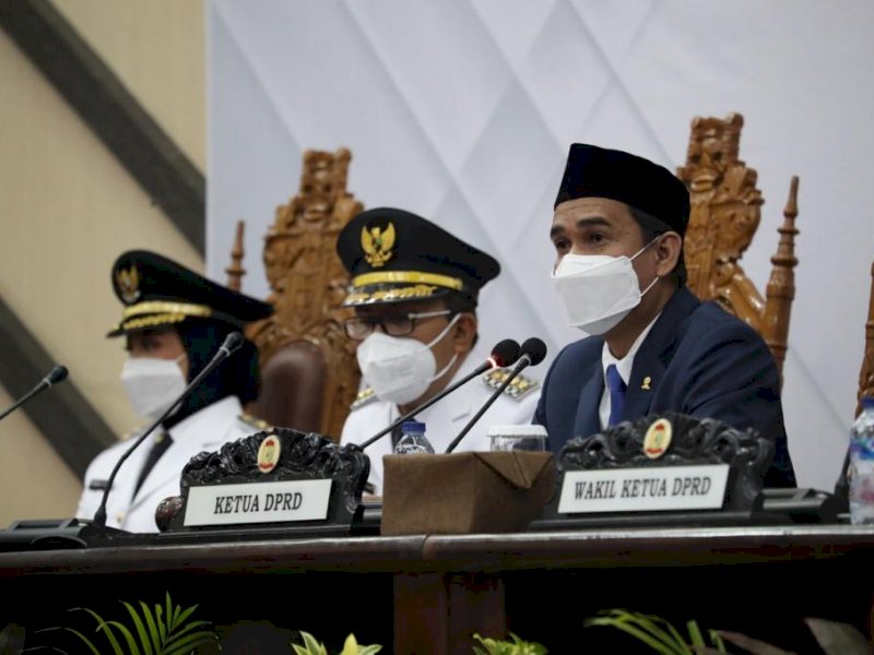 Ketua DPRD Makassar Rudianto Lallo. 