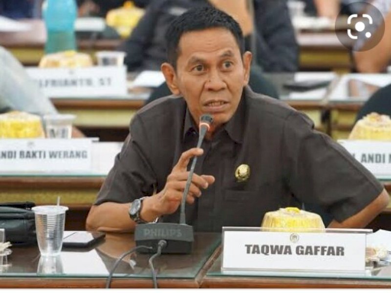 Ketua Komisi III DPRD Wajo Taqwa Gaffar. 