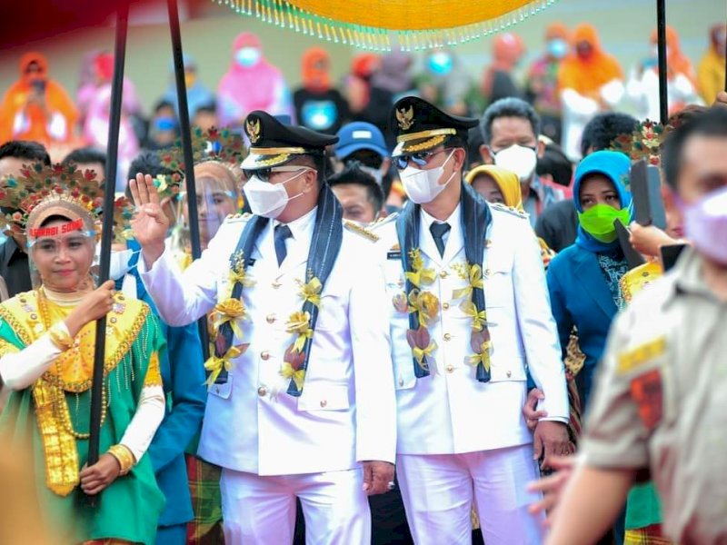Pasangan Bupati dan Wabup Bukumba Andi Utta-Edy Manaf. 