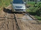 Penampakan Jalan Cenranae Wajo, Mirip Kubangan padahal Lumbung Pangan