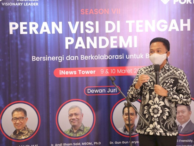 Bupati Bantaeng Ilham Azikin saat menghadiri IVL. 