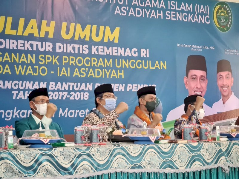 MoU Pemkab Wajo dengan Institut Agama Islam As'adiyah. 