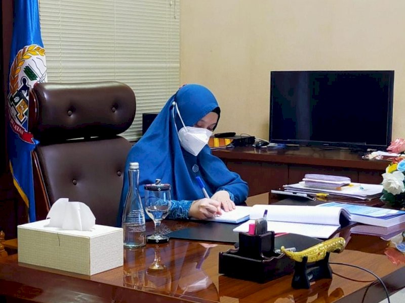 Ketua PKK Sulsel Naoemi Octarina. 