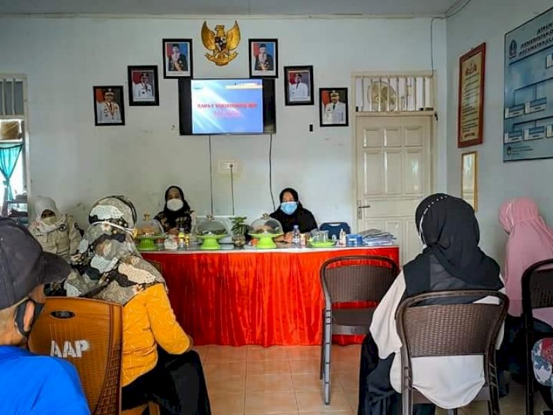 BNNK Bone rakor IBM di desa Ulaweng Cinnong, Jumat (12/3/2021).