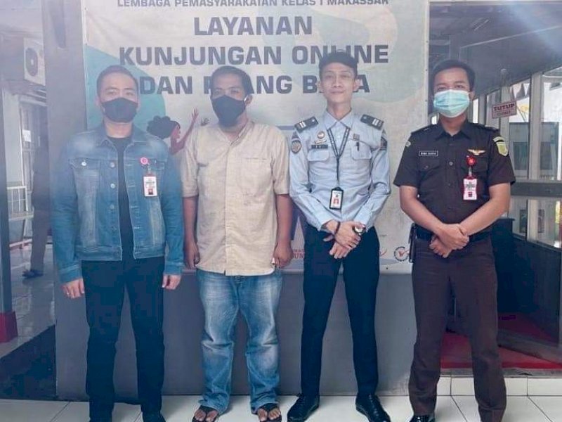 Ekseskusi terpidana kasus korupsi di Wajo. 