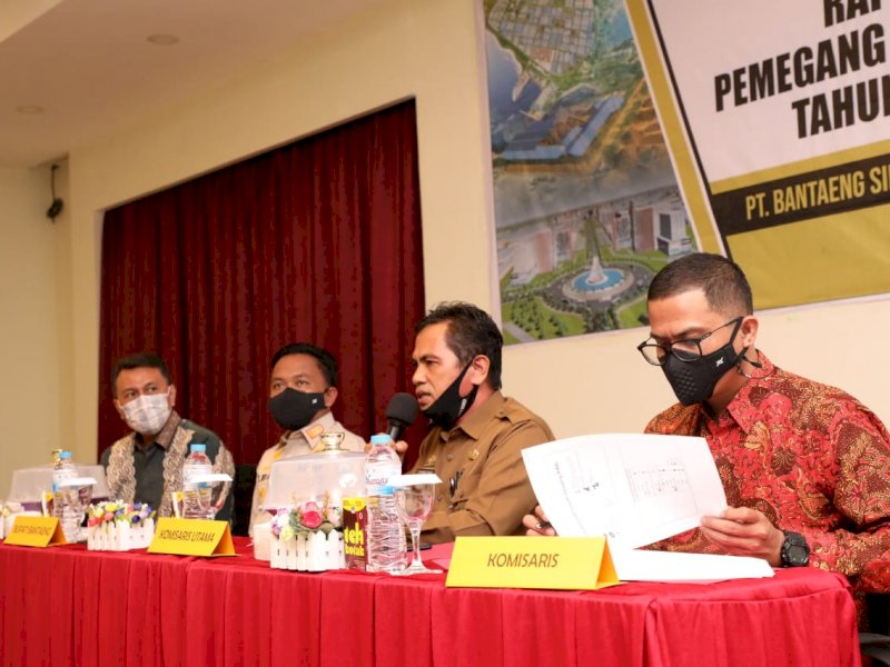 Bupati Majene saat berkunjung ke Bantaeng. 