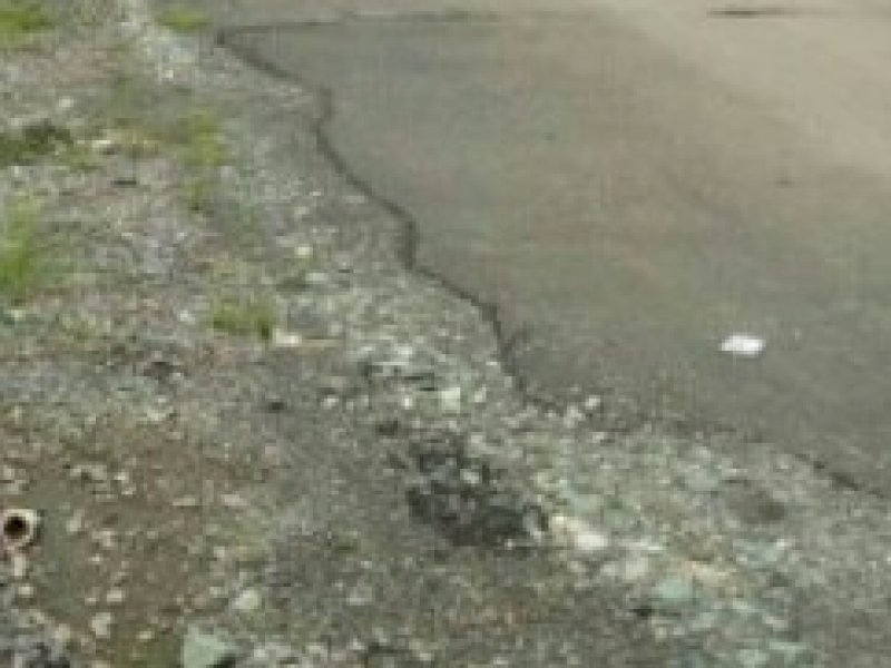 Jalan Rusak di Kecamatan Takkalalla. 