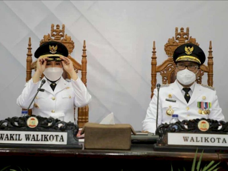 Wali Kota-Wakil Wali Kota Makassar, Danny Pomanto- Fatmawati Rusdi. 