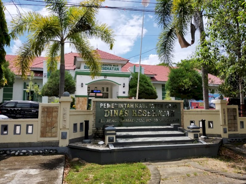 Kantor Dinas Kesehatan Wajo. 