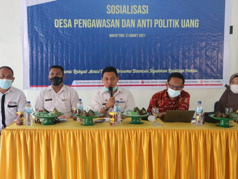 Sosialisasi yang dilakukan Bawaslu Bulukumba. 