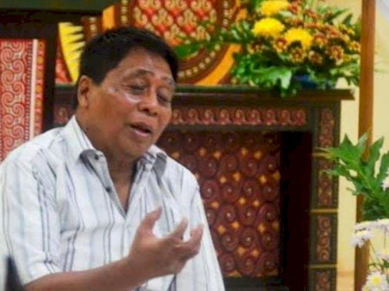 Ketua Kosgoro Tator Theofilus Allo Rerung. 