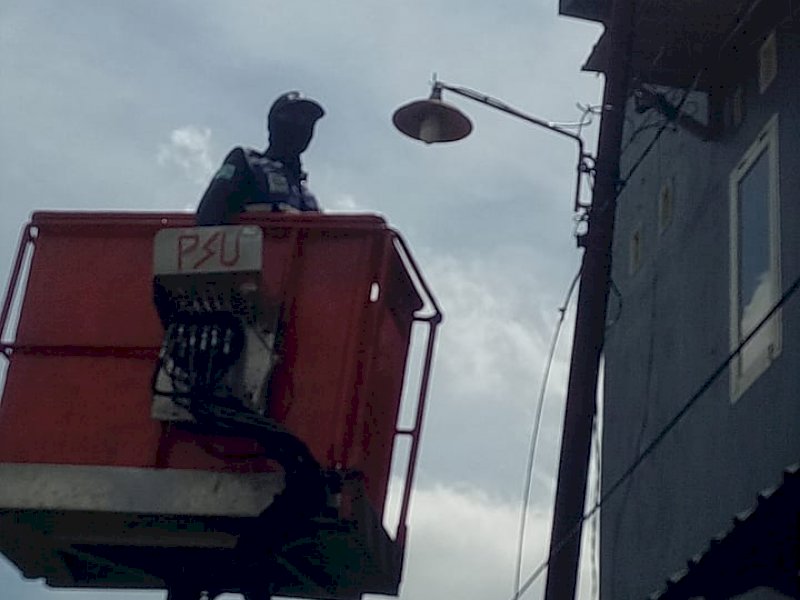 Tim PJU Dinas PU Makassar. 