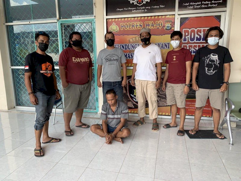DPO Curanmor di Sulawesi Tengah saat diamankan
