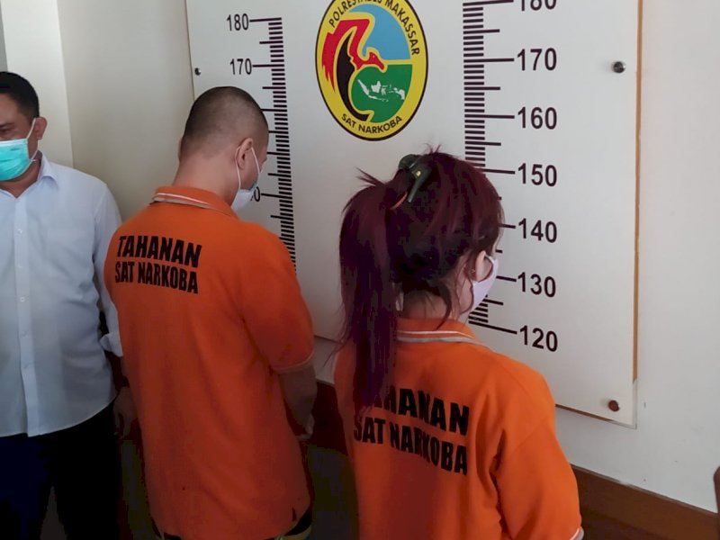 DJ asal Jakarta yang jadi kurir ekstasi saat diamankan beberapa waktu lalu. 