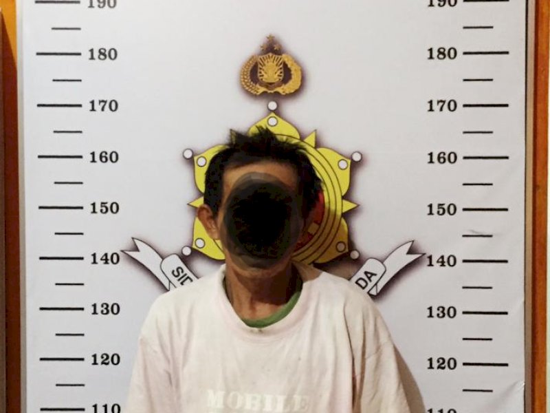 Pelaku pencabulan anak tiri di Torut. 