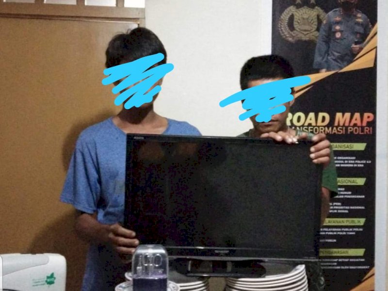 Pelaku spesialis pembobol rumah kosong di Wajo. 