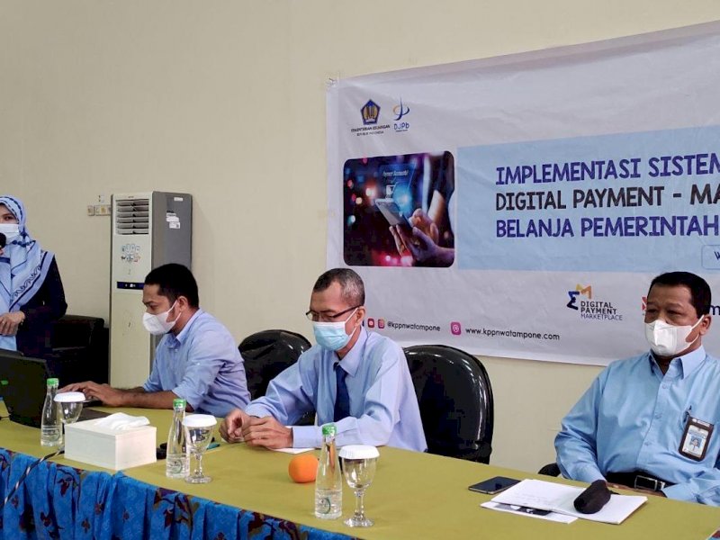 KPPN Watampone saat mengadakan Bimtek. 