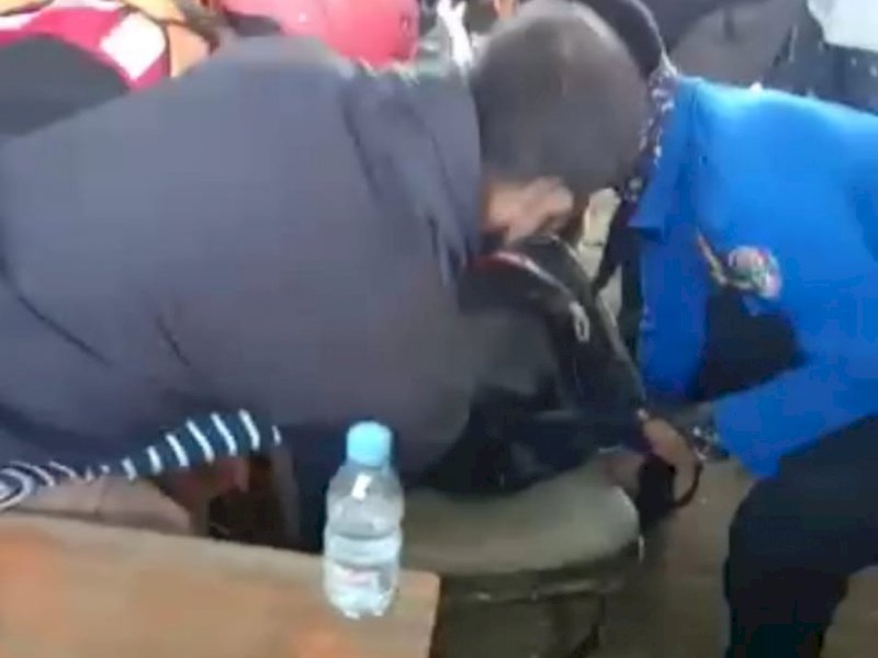 Mayar pria yang ditemukan tewas di Wajo. 