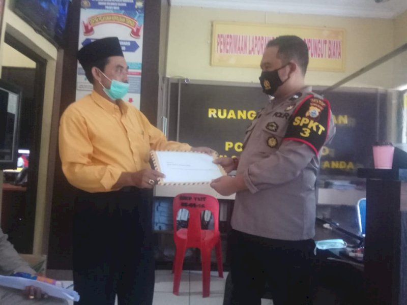 SPK Polres Wajo menerima laporan menyalahgunaan dana Covid-19.