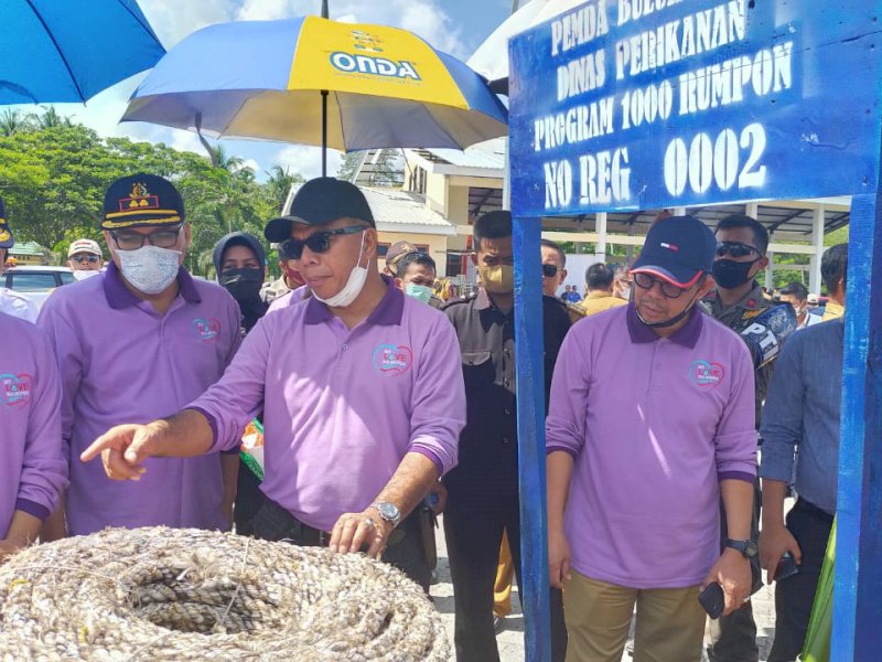 Bupati Bulukumba Muchtar Ali Yusuf mencanangkan Program 1.000 Rumpon. 