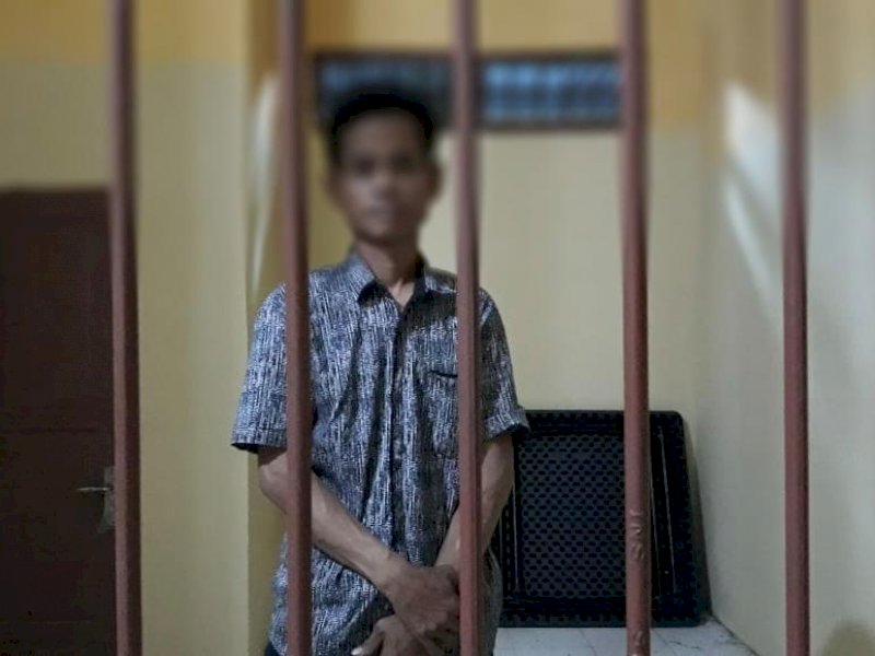 Pelaku penikaman pria paruh baya di Bone. 