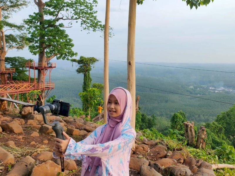 Andi Salsabila, youtuber muda asal Bulukumba. 