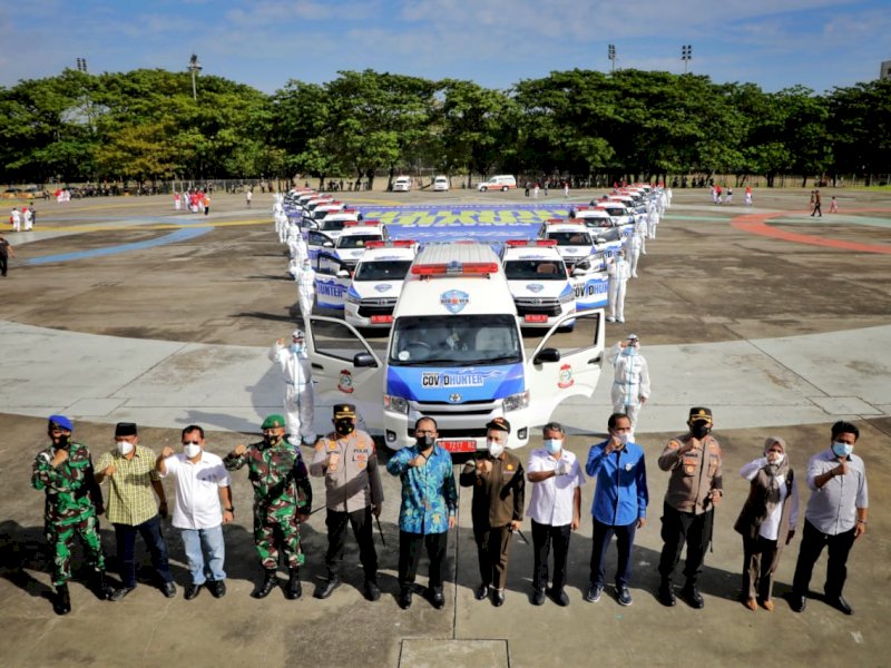 Peluncuran Satgas Covid-19 Hunter. 