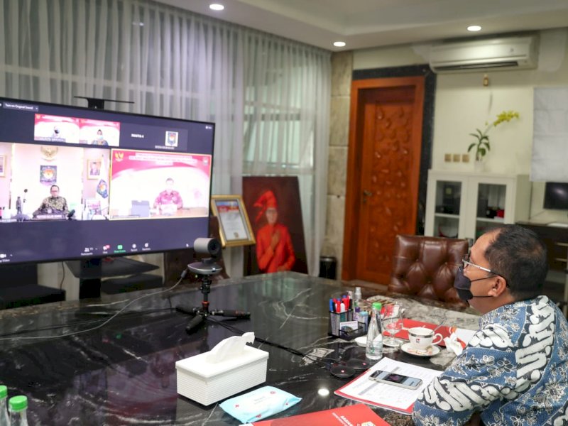 Danny Pomanto saat mengikuti pelatihan pembekalan kepemimpinan Kemendagri. 