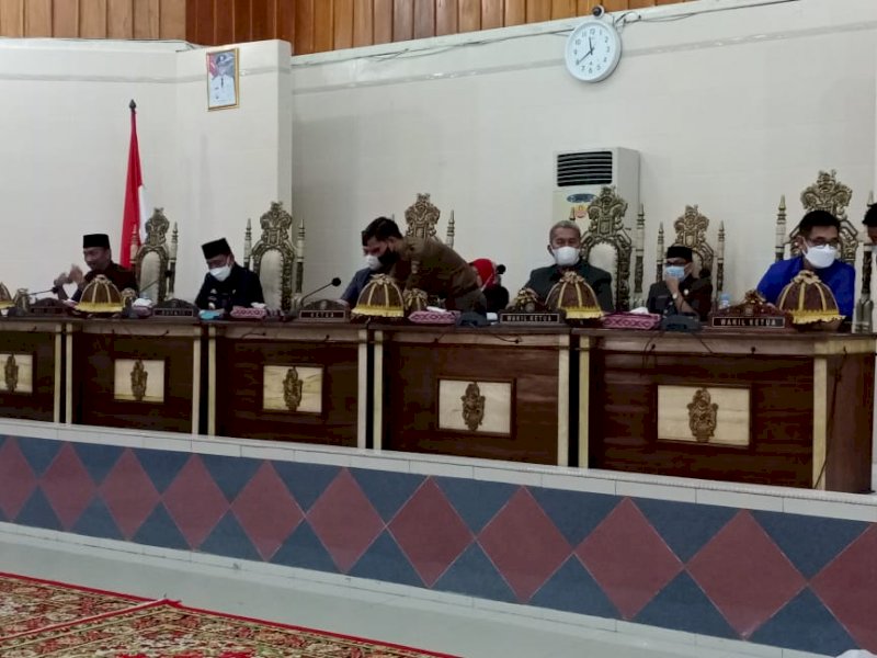 Rapat Paripurna DPRD Wajo. 