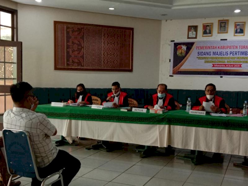 Sidang TPTGR keuangan negara dan barang daerah di Torut. 