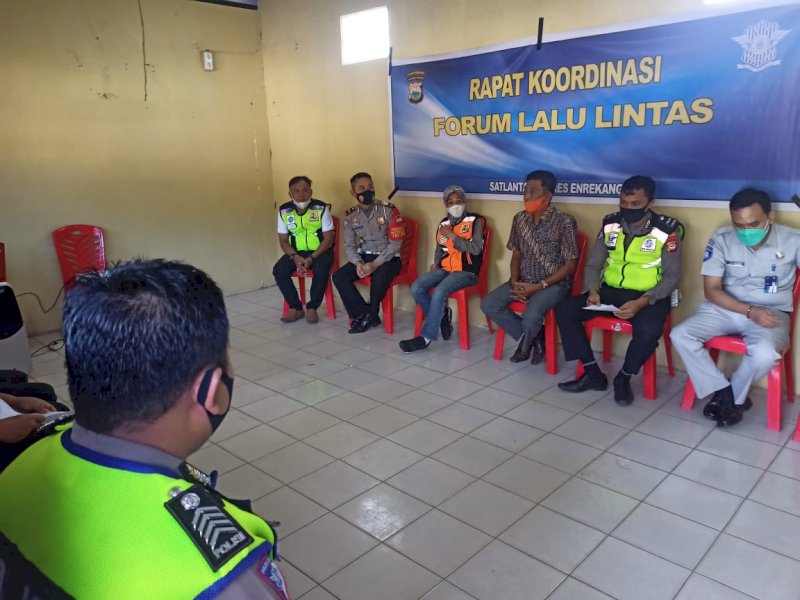 Rakor Satlantas Enrekang-Forum Lalu Lintas Angkutan Jalan. 
