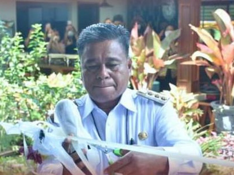 Bupati Torut Yohanis Bassang meresmikan Hotel The Santai Toraja. 