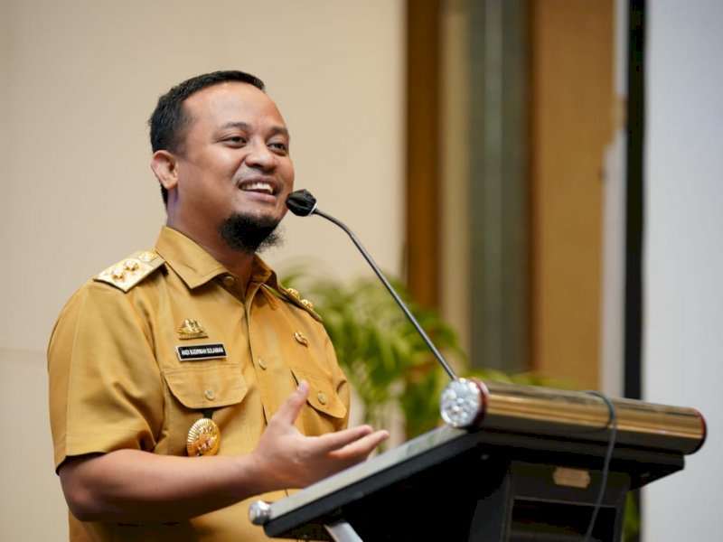 Plt Gubernur Sulsel Andi Sudirman Sulaiman. 