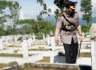 Sambut HUT Bhayangkara, Polres Torut Ziarah ke TMP Buntu Leppong