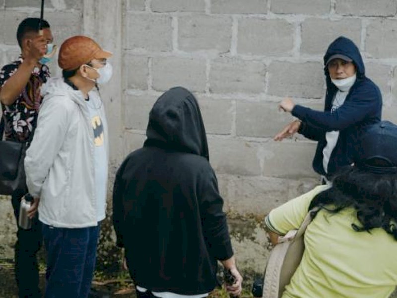 Wabup Torut Dedy saat mengunjungi objek wisata Buntu Singki'. 