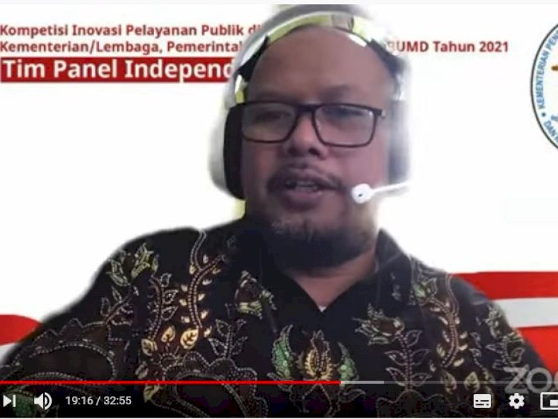 Tim Panel Independen Kompetisi Inovasi Pelayanan Publik yang memuji inovasi Getar Dilan. 