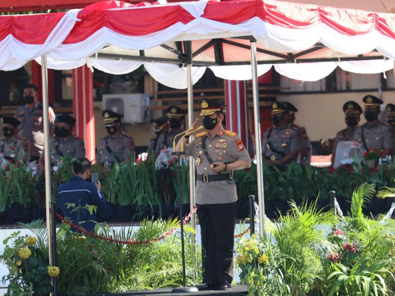 Irjen Pol Merdisyam saat membuka pendidikan Bintara Polri di SPN Batua. 