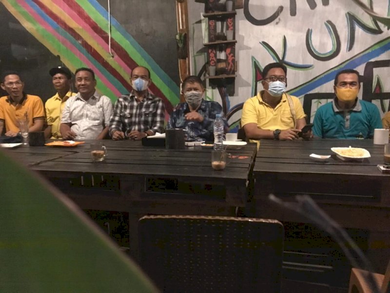 Bacalon Musda Golkar Bulukumba saat menggelar Konferensi Pers. 