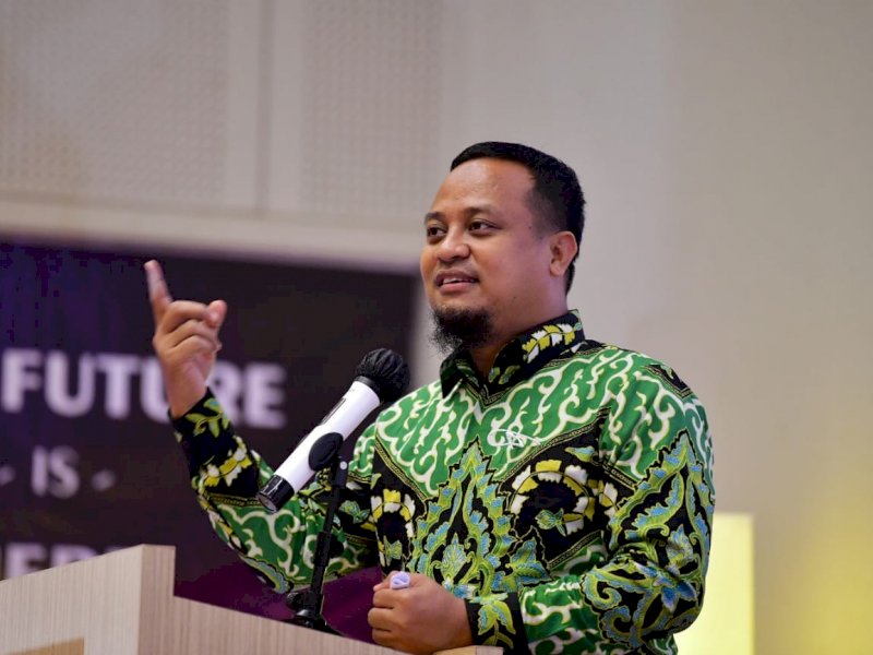 Plt Gubernur Sulsel Andi Sudirman Sulaiman. 