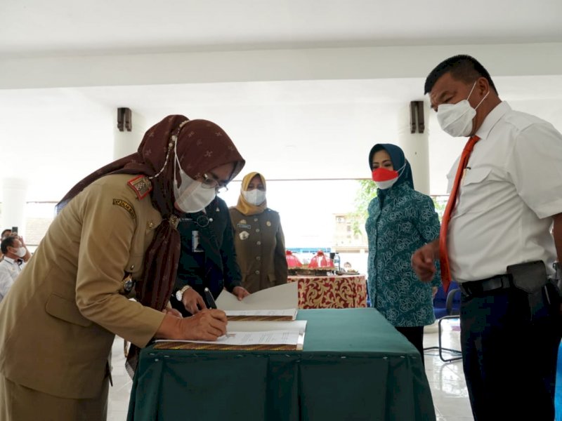 Launching inovasi pelayanan kependudukan di Bulukumba. 