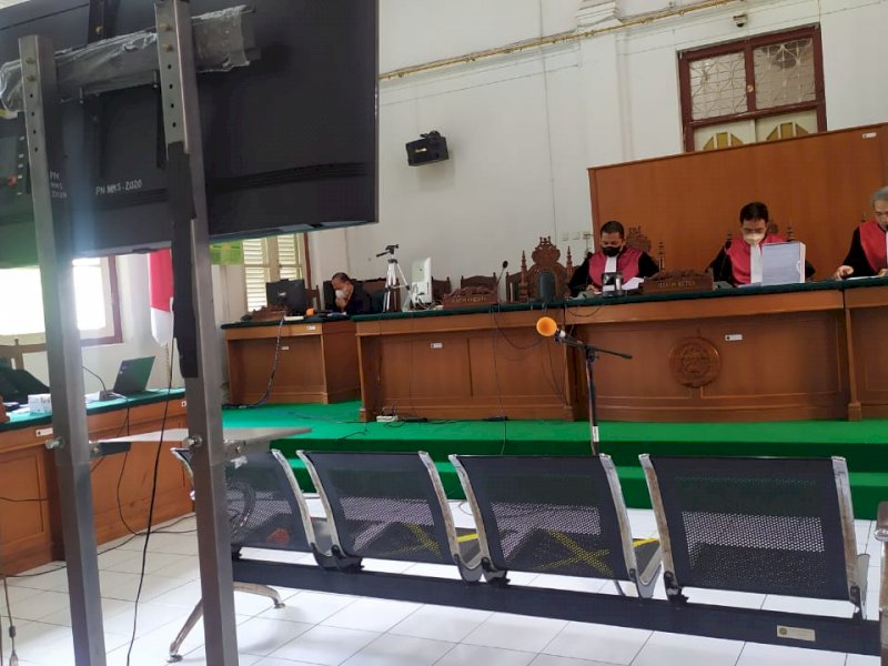 Suasana sidang lanjutan kasus suap Sekdis PUTR Sulsel, Edy Rahmat (ist)