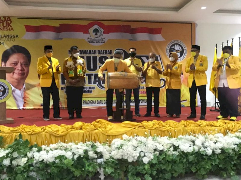 Forum Musda menetapkan Nirwan Arifuddin Paladangi sebagai Ketua DPD II Golkar Bulukumba periode 2021-2026. (Ist)
