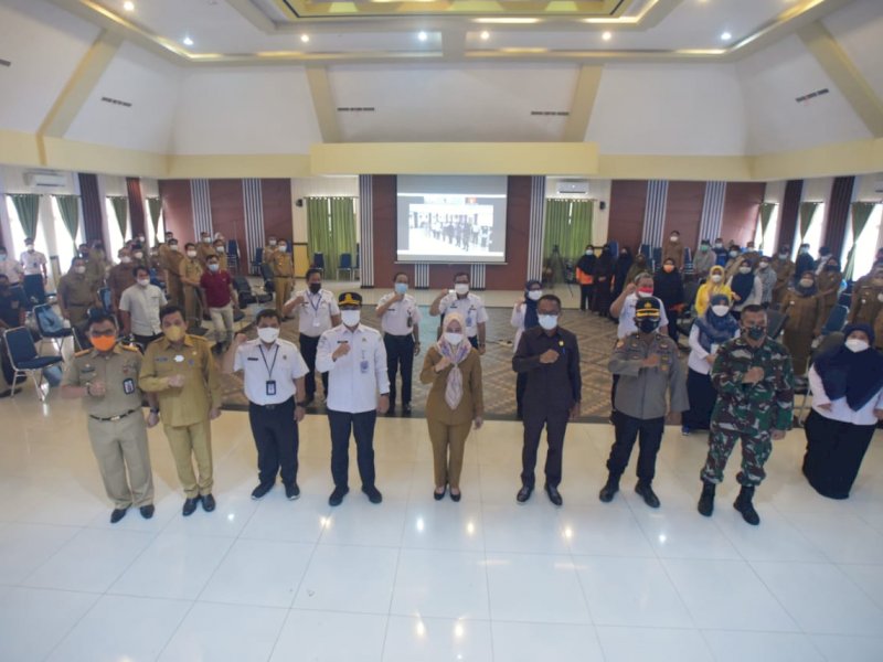 Sekolah Lapang Gempa Bumi yang digelar BMKG-Pemkab Lutra. 