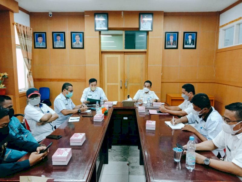 Rapat Persiapan Seleksi CPNS dan PPPK yang dipimpin Sekretaris Daerah Armiadi, Rabu (8/9/2021), di Ruang Rapat Sekda (ist)