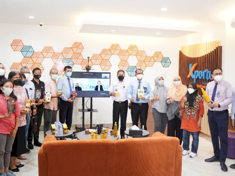 Komitmen bersama BNI dan Disperindag dalam launching program Xpora (ist)