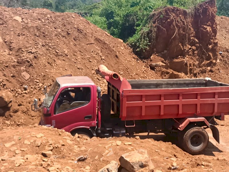 Lahan yang diduga diserobot di Takalar. 