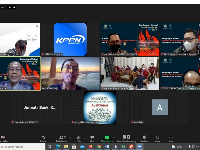 Kunjungan Virtual KPPN Watampone. 