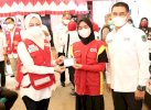Peringati HUT ke-76, PMI Lutra Launching Serbuan Vaksin Pemuda